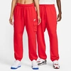 Nike Women's  Sportswear Club Fleece Mid-rise Oversized Cargo Sweatpants In Red