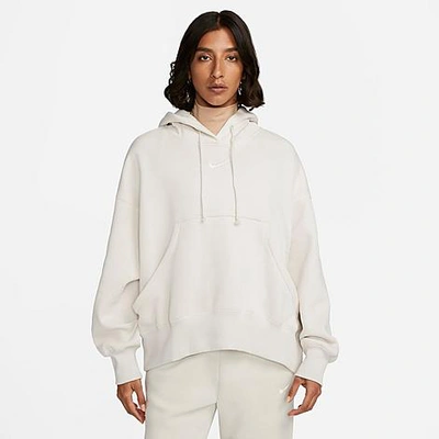 Nike Phoenix Fleece Super Oversized Hoodie In White