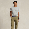 Ralph Lauren Classic Fit Polo Sport Jersey T-shirt In Andover Heather