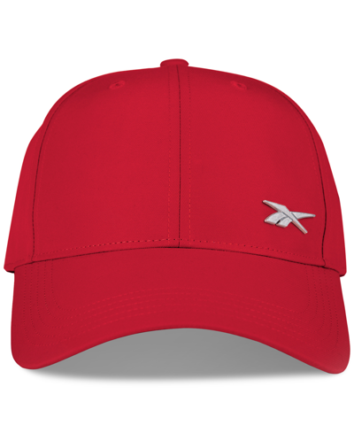 Reebok Badge Logo Cap In Vector Red