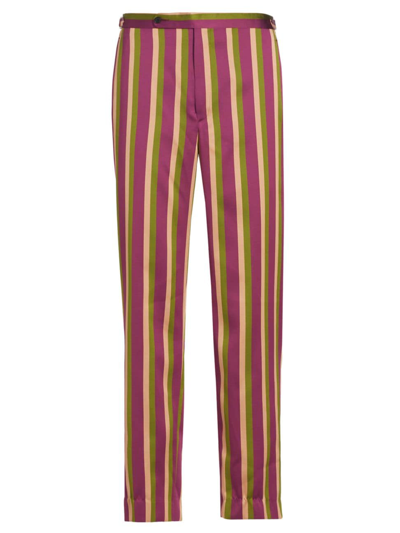 Bode Multicolor Juniper Stripe Trousers In Neutral