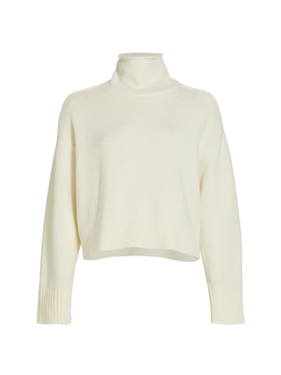 Loulou Studio Women's Stintino Funnelneck Wool & Cashmere Knit Sweater In Ivory