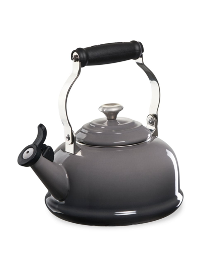 Le Creuset Classic Enamel On Steel 1.7 Qt. Whistling Tea Kettle In Oyster