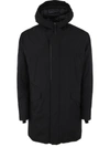 Herno Hooded Parka Down Jacket Clothing In Black