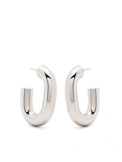 Paco Rabanne Xl Link Earrings -  - Brass - Silver