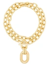 Rabanne Xl Link Goldtone Double-wrap Chain Necklace In P Gold