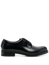 PRADA PRADA LACE-UP LEATHER DERBY SHOES