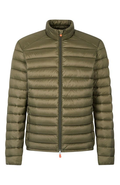 Save The Duck Quilted Padded Jacket In Green