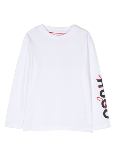 Hugo Logo-print Cotton T-shirt In Weiss