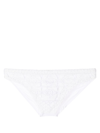 AMIR SLAMA CROCHET-KNIT SWIMMING TRUNKS