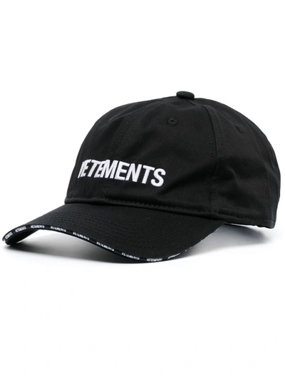 Vetements Black Iconic Cap