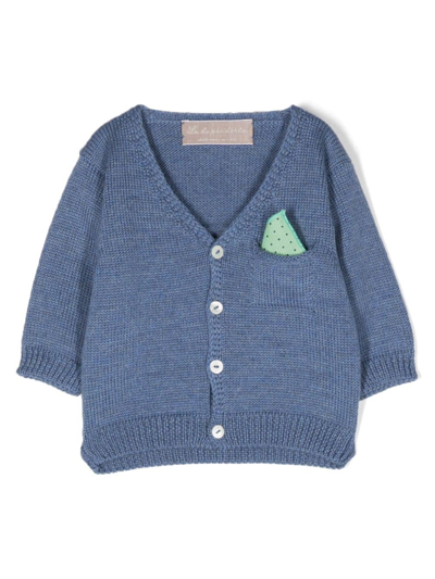 La Stupenderia Blue Cardigan For Baby Boy