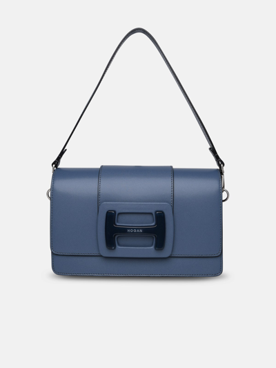 Hogan Light Blue Leather H-bag
