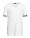 Dsquared2 Man Undershirt White Size Xl Cotton, Elastane