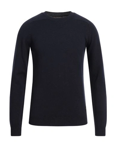 Trussardi Man Sweater Midnight Blue Size S Wool, Cashmere