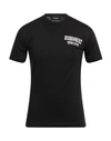 Dsquared2 Man T-shirt Black Size Xs Cotton