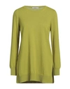 Kangra Cashmere Kangra Woman Sweater Lime Green Size 4 Wool, Silk, Cashmere