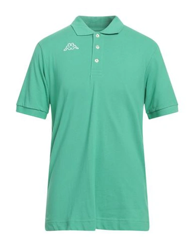 Kappa Man Polo Shirt Green Size 4xl Cotton In Green