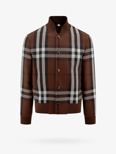 Burberry Man Jacket Man Brown Jackets