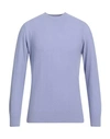 Rossopuro Man Sweater Lilac Size 6 Wool, Cashmere In Purple