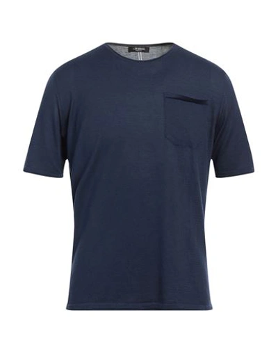 +39 Masq Man Sweater Midnight Blue Size Xxl Cotton In Blue