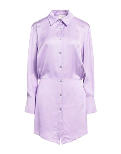 Vicolo Woman Short Dress Lilac Size M Viscose In Purple