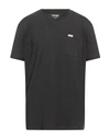 Wrangler Man T-shirt Black Size 3xl Cotton