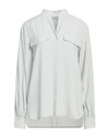 Hopper Woman Shirt Light Grey Size 4 Acetate, Silk