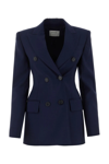 SPORTMAX NAVY BLUE TWILL ADAMO BLAZER