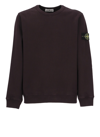 Stone Island Compass-motif Cotton Sweatshirt In Red
