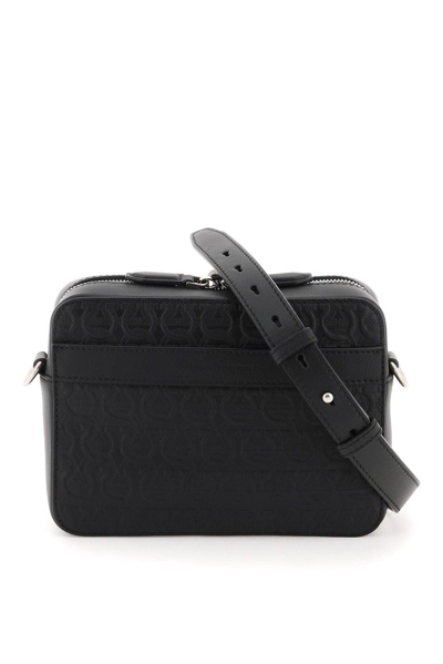 Ferragamo Gancini Crossbody Bag In Black