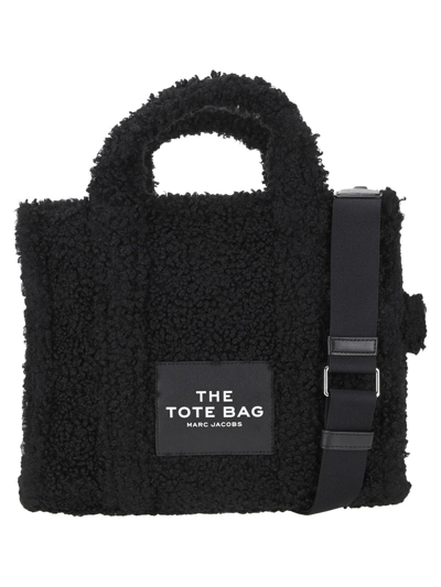 Marc Jacobs The Teddy Small Traveler Tote Bag In Nero