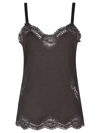 DOLCE & GABBANA LACE TRIMMED TOP