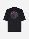 Marni Relaxed Fit Black T-shirt With Bold Graphic Print