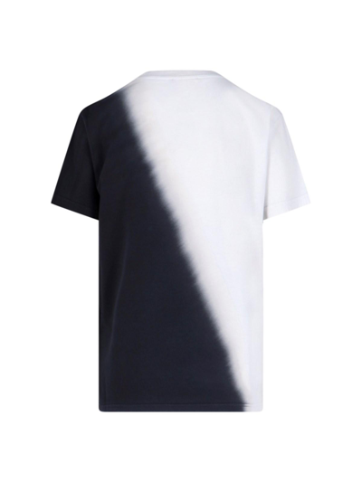Chloé Printed T-shirt In Black - White