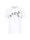 Patou Floral Logo-print T-shirt In White