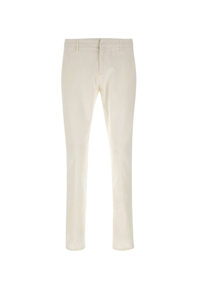 Dondup Gaubert Cotton Pants In White