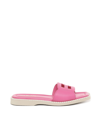 Hogan Flat Sandals  H638 Pink