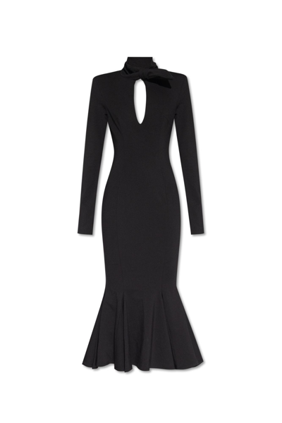 Attico Isabel Dress In Black