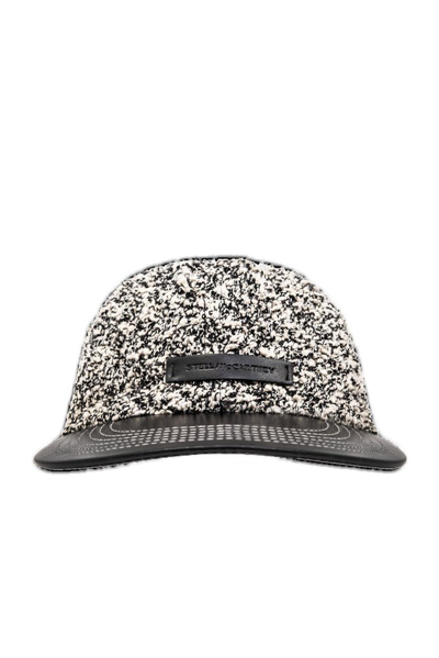 Stella Mccartney Logo Patch Flat Peak Baseball Cap In Multi