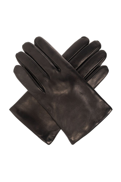 Dolce & Gabbana Full Finger Gloves In Black