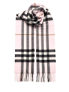 BURBERRY BURBERRY CHECKED FRINGED