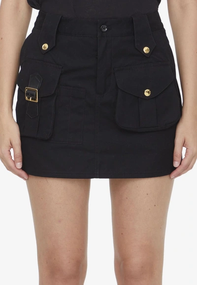 Dolce & Gabbana Cargo Miniskirt In Black
