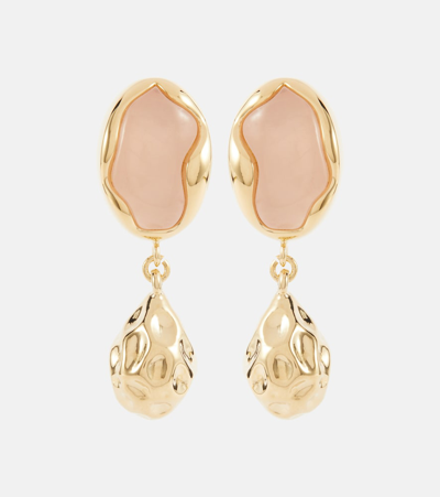 Chloé Sybil Faux Pearl Earrings In Gold