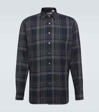 Lardini Cotton Shirt In Grey