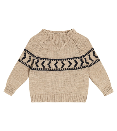 1+ In The Family Baby Mieke Sweater In Beige