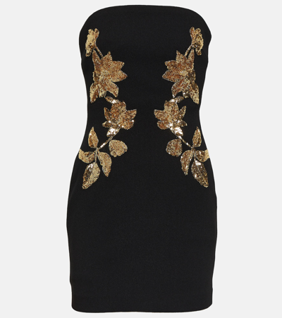 Rebecca Vallance Versailles Strapless Mini Dress Black | ModeSens
