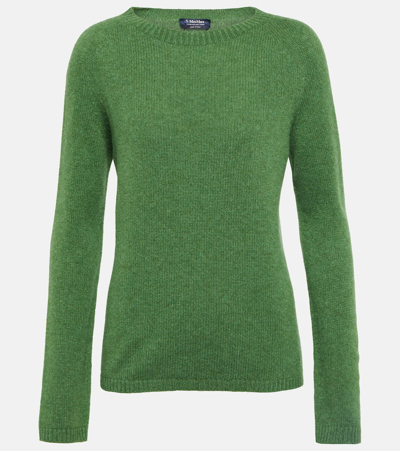 's Max Mara Georg Wool And Cashmere-blend Sweater In Green