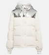Yves Salomon Shearling-trimmed Down Jacket In Multicoloured