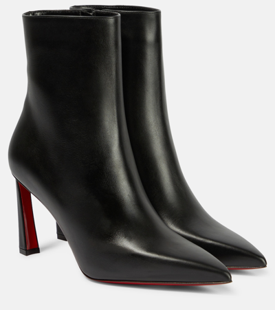 Christian Louboutin Janetta Red Sole Spike Leather Biker Boots in 2023